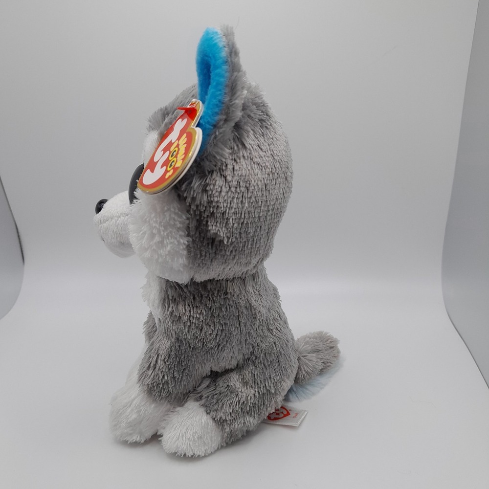 TY Beanie Boos - SLUSH the Husky Dog Plush (Glitter Eyes) (6 inch) Stuffed Toy - Picture 6 of 12